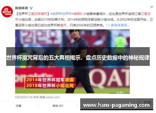 世界杯魔咒背后的五大真相揭示,盘点历史数据中的神秘规律 世界杯魔咒背后的五大真相揭示,盘点历史数据中的神秘规律